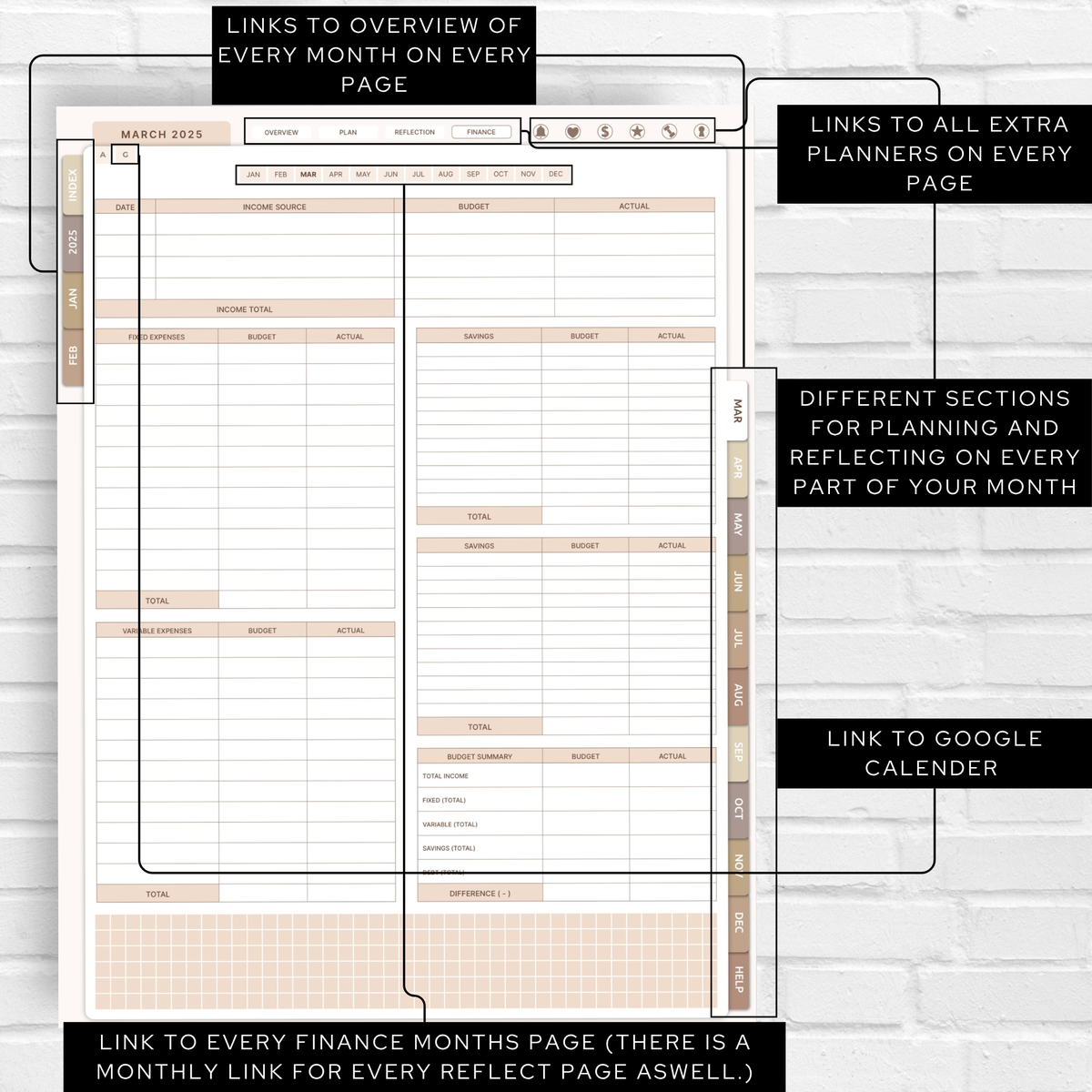 Ultimate yearly planner