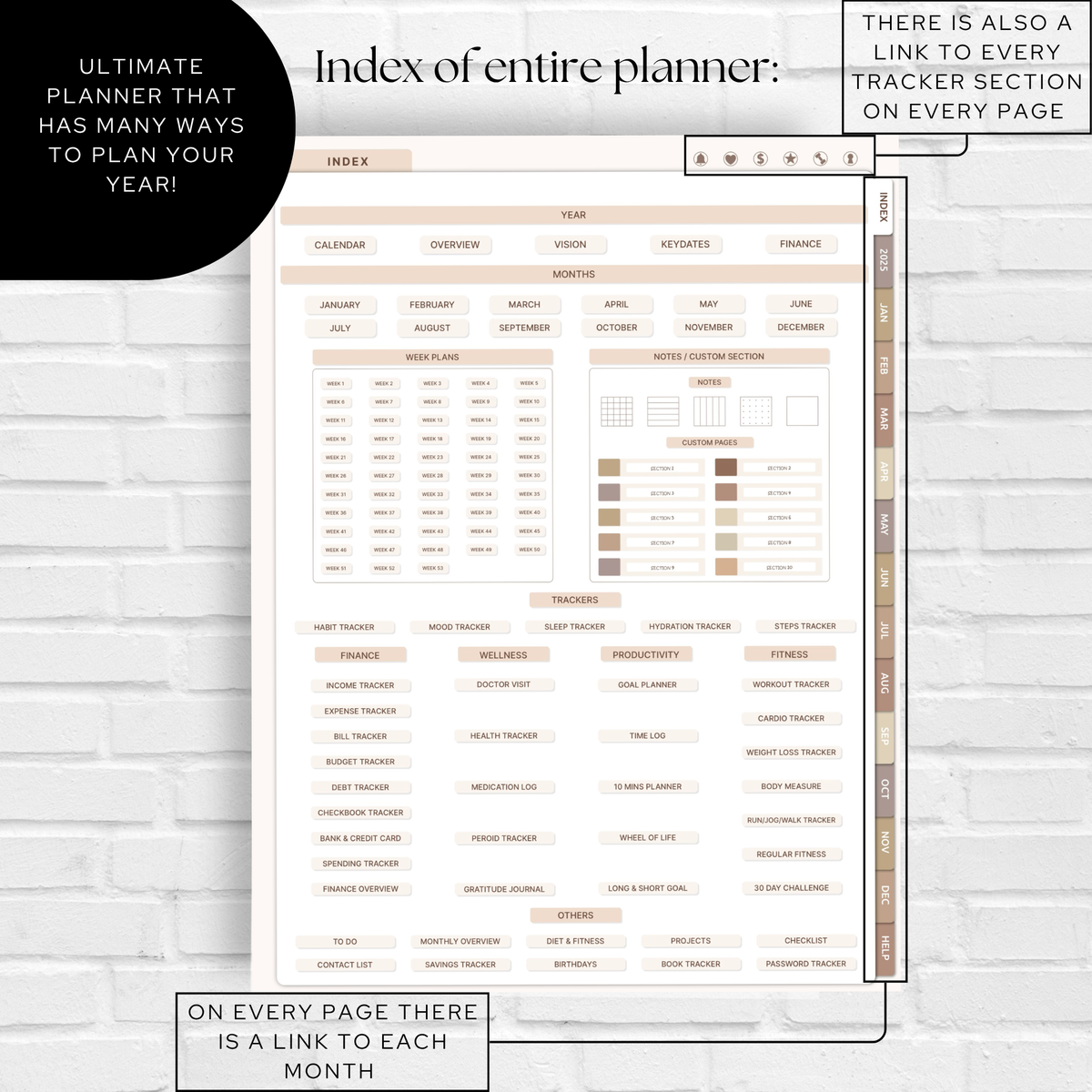 Ultimate yearly planner