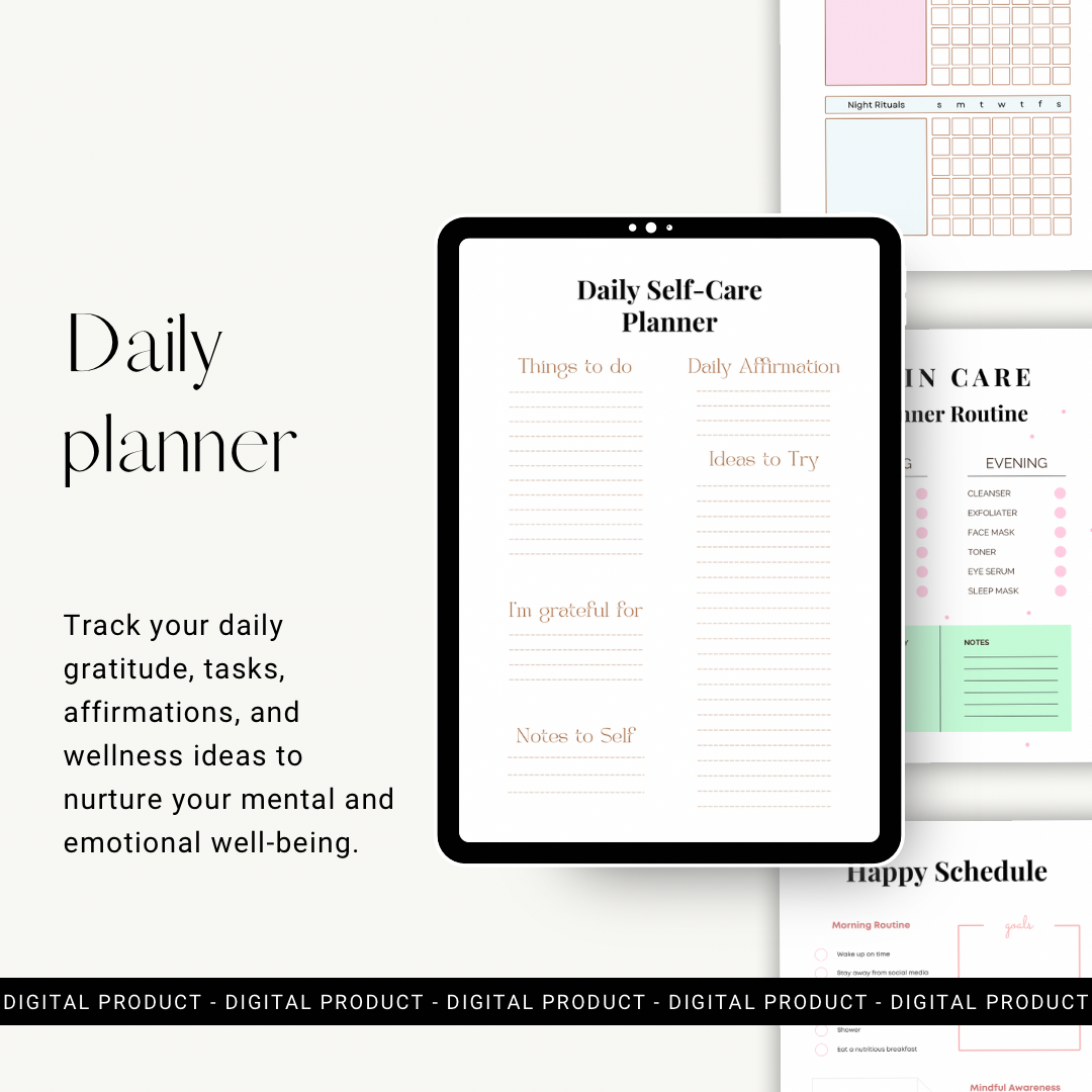 Self-Care & Wellness Planner