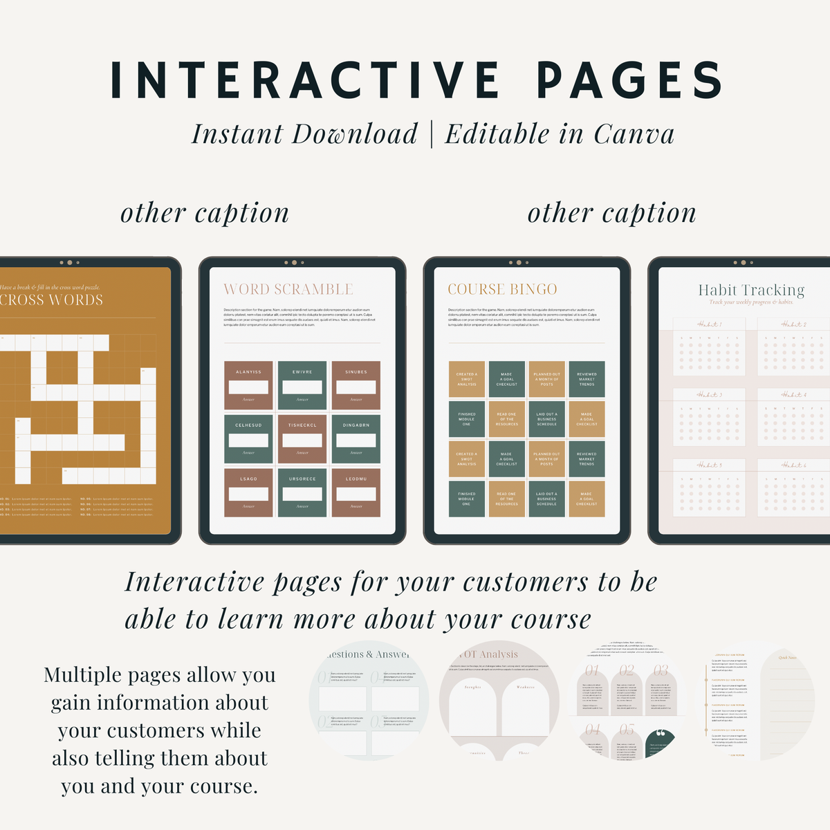 Course Creation Workbook Template