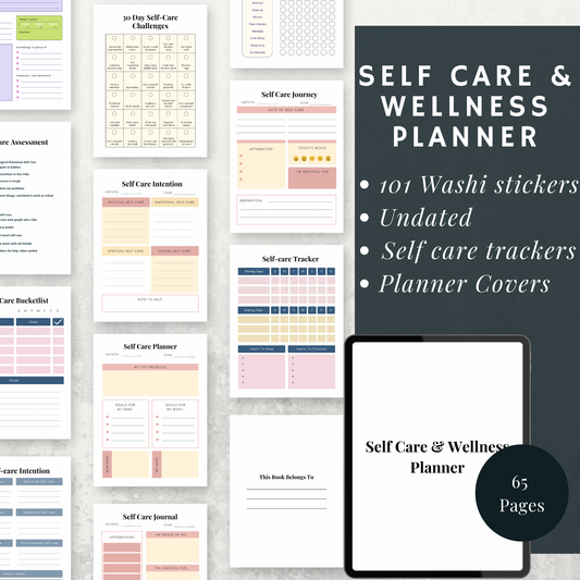 Self-Care & Wellness Planner