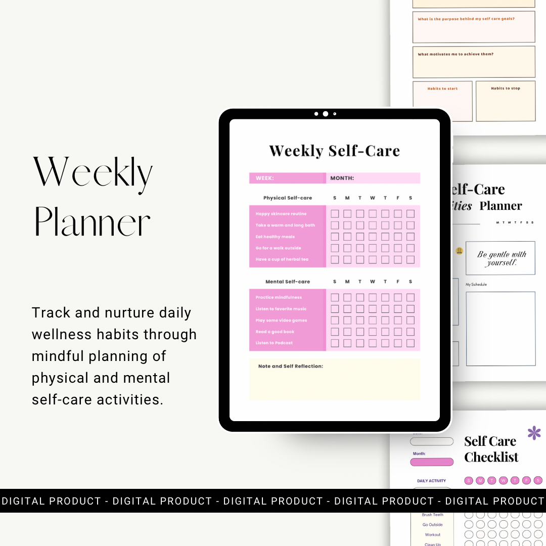 Self-Care & Wellness Planner