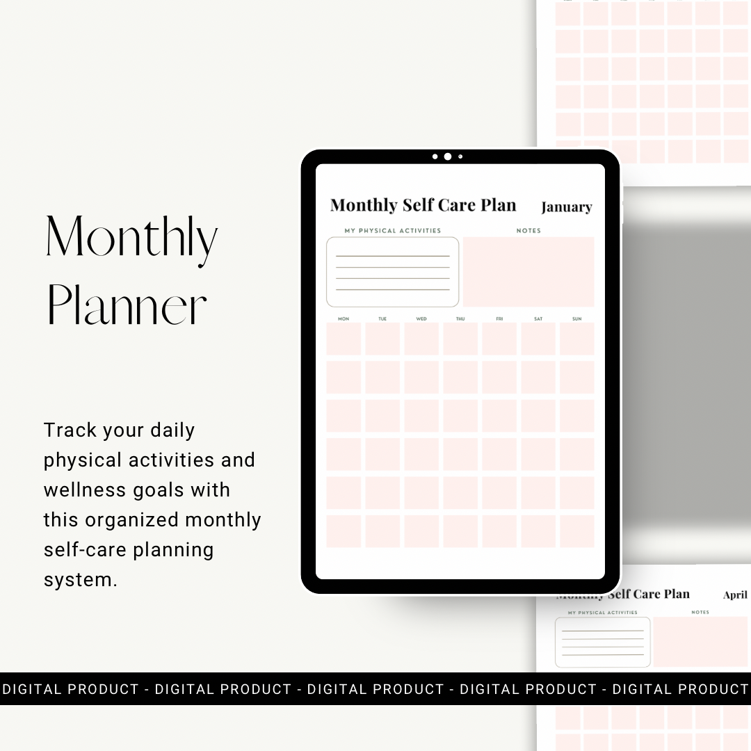 Self-Care & Wellness Planner