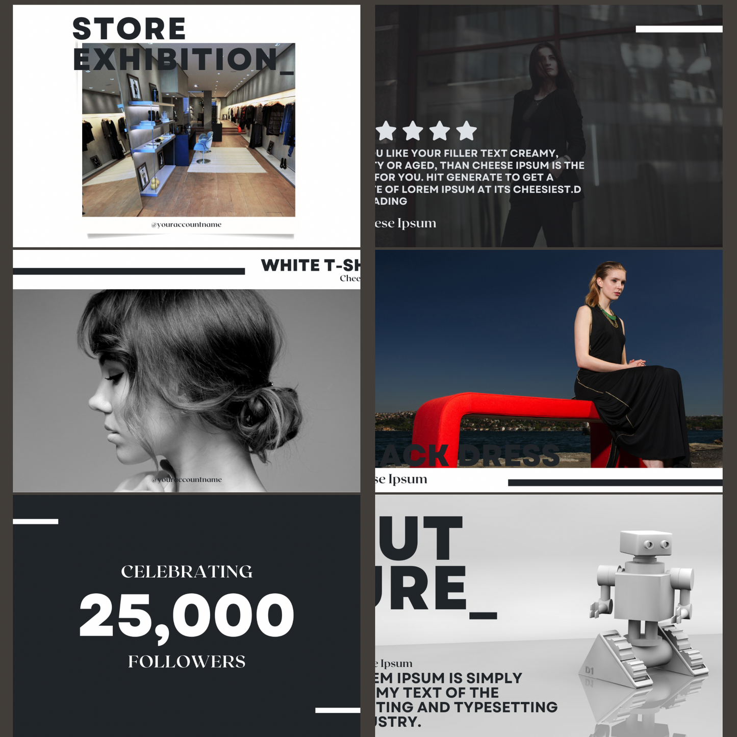 Vienna Twitter Templates | 30 Editable Canva Designs | Instant Download